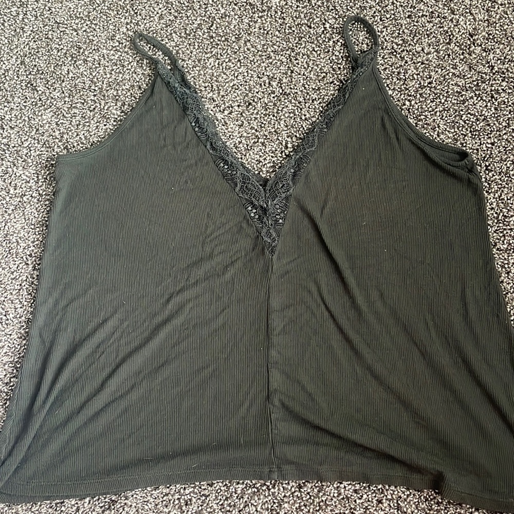 American Eagle Soft & Sexy Green Cami Top Size M